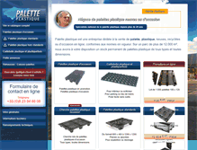 Tablet Screenshot of palette-plastique.com